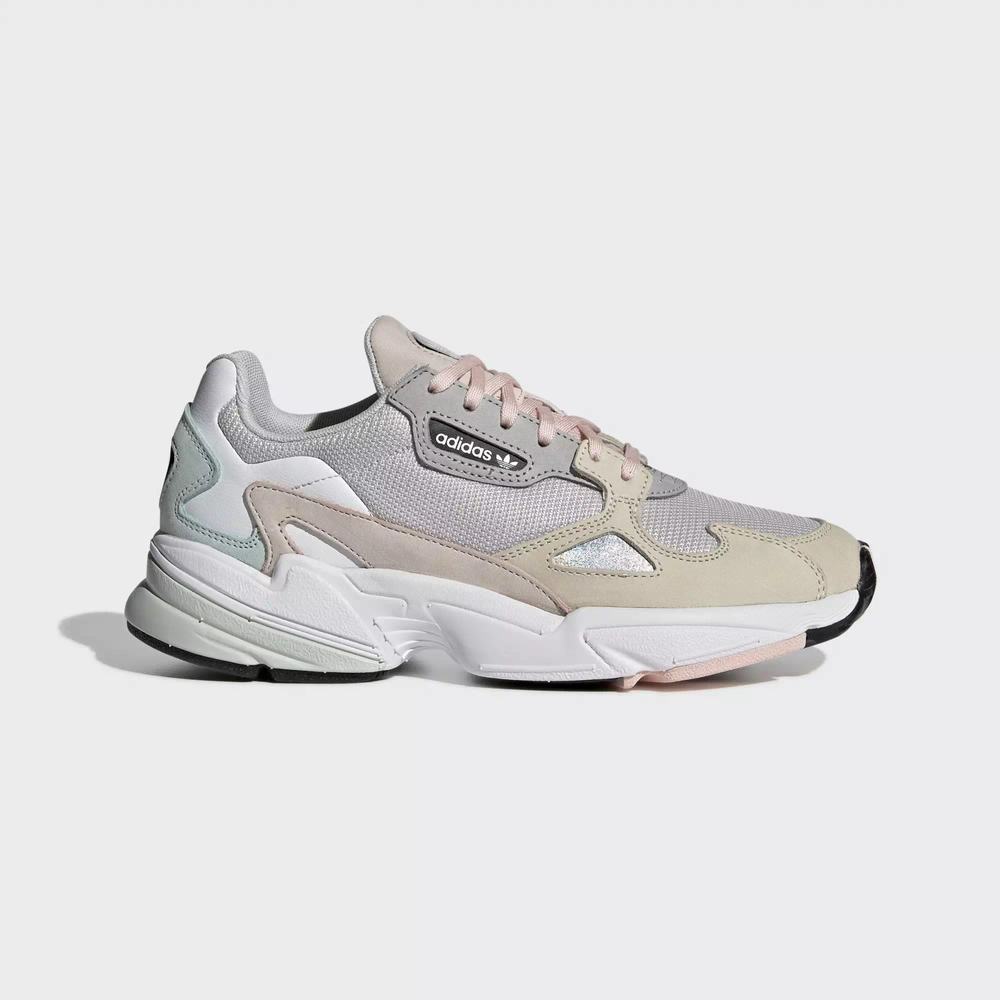 Adidas Falcon Tenis Grises Para Mujer (MX-79163)